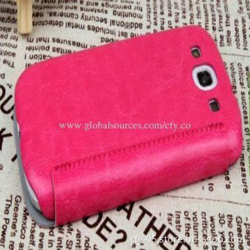 Fancy leather cell phone cases for Samsung galaxy s3 I9300